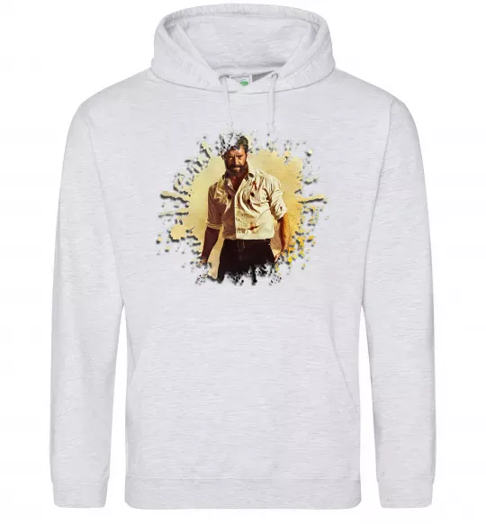 Чоловіча толстовка (худі) Логан Сірий меланж фото