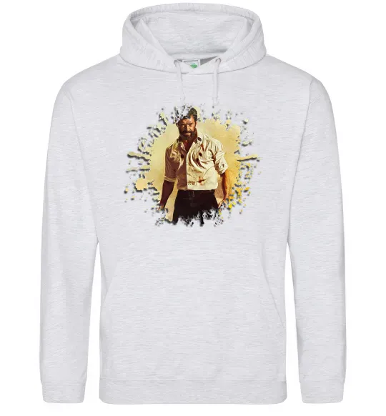 Жіноча толстовка (худі) Логан Сірий меланж фото