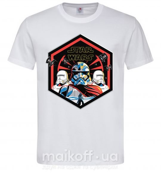 Мужская футболка Hexagon Star Wars Белый фото