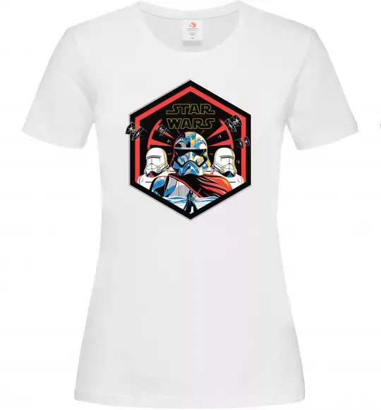 Жіноча футболка Hexagon Star Wars Білий фото
