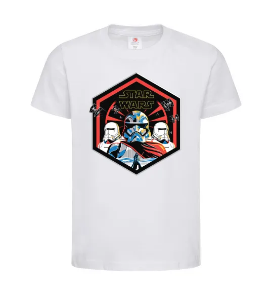 Дитяча футболка Hexagon Star Wars Білий фото