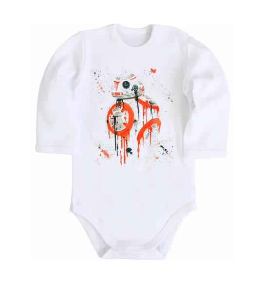 Детский боди BB-8 Белый фото