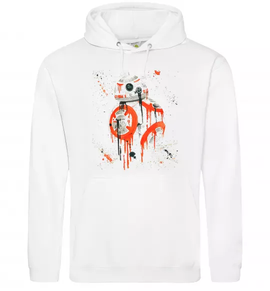 Мужская толстовка (худи) BB-8 Белый фото