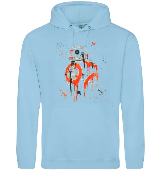 Чоловіча толстовка (худі) BB-8 Блакитний фото
