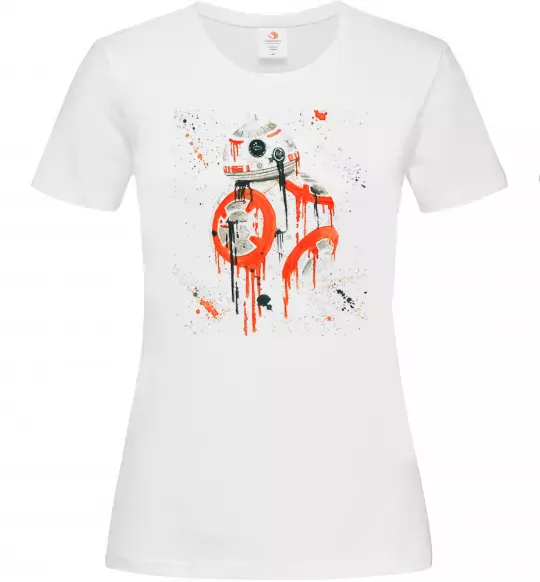 Женская футболка BB-8 Белый фото