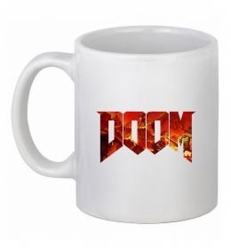 Чашка керамическая DOOM logo Чашка керамическая DOOM logo