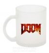 Чашка скляна DOOM logo Фроузен фото