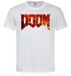 Мужская футболка DOOM logo Белый фото