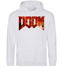 Мужская толстовка (худи) DOOM logo