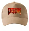 Кепка DOOM logo Песочный фото