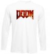 Лонгслів DOOM logo Білий фото