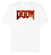 Футболка Оверсайз DOOM logo Белый фото