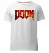 Чоловіча преміум футболка DOOM logo Білий фото
