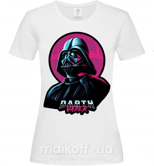 Жіноча футболка Darth Vader star Білий фото