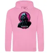 Чоловіча толстовка (худі) Darth Vader star Рожевий фото