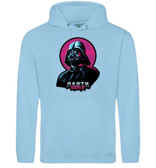 Чоловіча толстовка (худі) Darth Vader star Блакитний фото