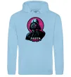 Чоловіча толстовка (худі) Darth Vader star Блакитний фото