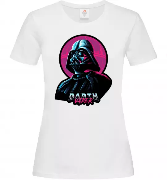 Женская футболка Darth Vader star Белый фото