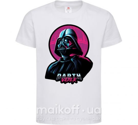 Детская футболка Darth Vader star Белый фото