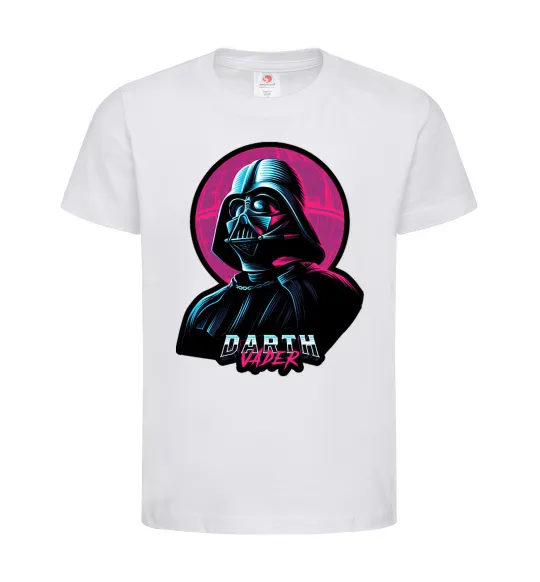 Дитяча футболка Darth Vader star Білий фото