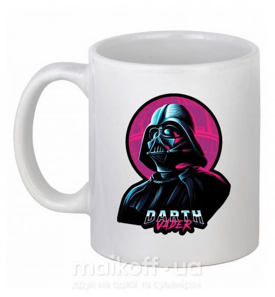 Чашка керамическая Darth Vader star Белый фото