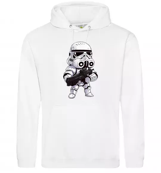 Женская толстовка (худи) Штурмовичок Белый фото