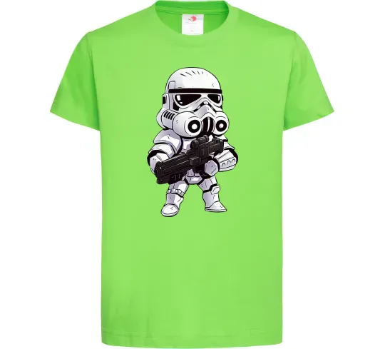 Дитяча футболка Штурмовичок Лаймовий фото