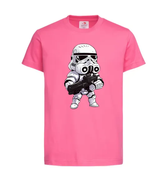 Детская футболка Штурмовичок Ярко-розовый фото