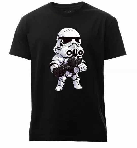 Мужская премиум футболка Штурмовичок Черный фото