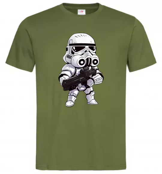 Мужская футболка Штурмовичок Оливковый фото