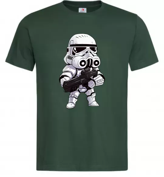 Мужская футболка Штурмовичок Темно-зеленый фото