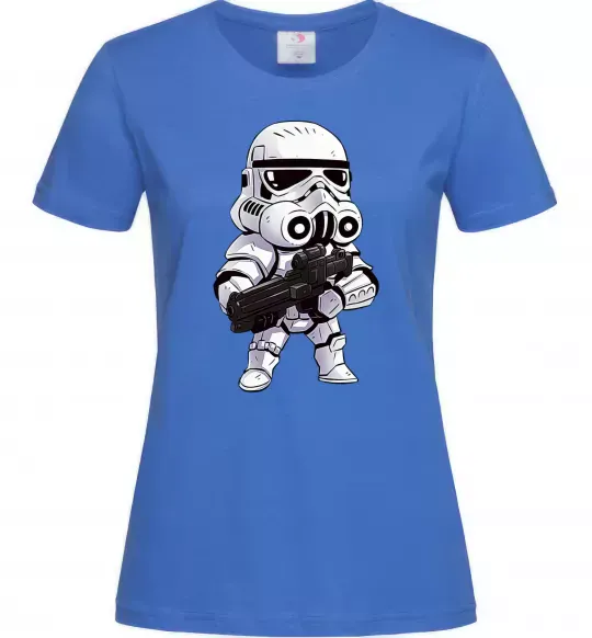 Жіноча футболка Штурмовичок Яскраво-синій фото