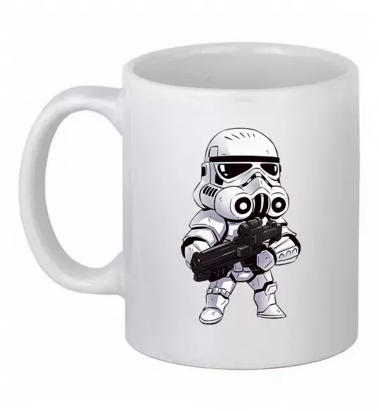 Чашка керамическая Штурмовичок Белый фото