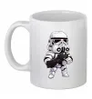 Чашка керамическая Штурмовичок Белый фото