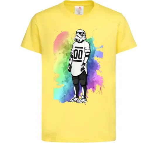 Дитяча футболка Штурмовик бризки Лимонний фото