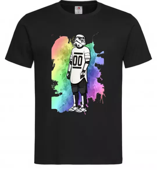 Мужская футболка Штурмовик бризки Черный фото