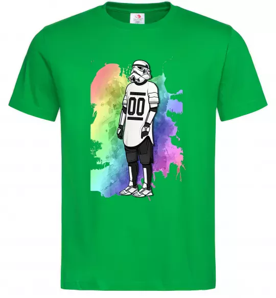 Мужская футболка Штурмовик бризки Зеленый фото