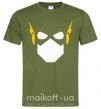 Мужская футболка Flash minimal Оливковый фото