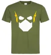 Мужская футболка Flash minimal Оливковый фото
