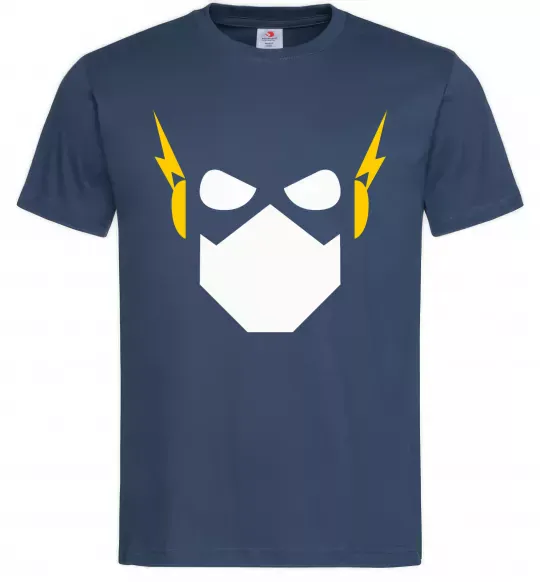 Мужская футболка Flash minimal Темно-синий фото