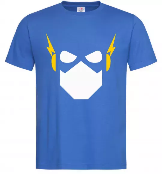 Мужская футболка Flash minimal Ярко-синий фото