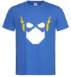 Мужская футболка Flash minimal Ярко-синий фото