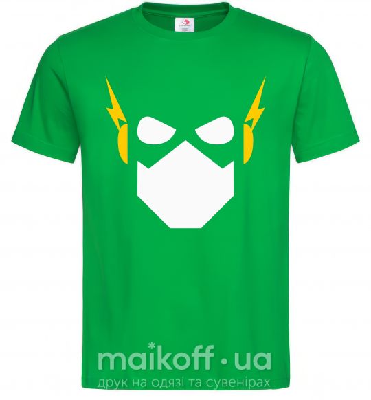 Мужская футболка Flash minimal Зеленый фото
