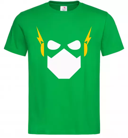 Мужская футболка Flash minimal Зеленый фото