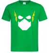 Мужская футболка Flash minimal Зеленый фото