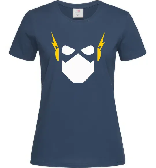 Жіноча футболка Flash minimal Темно-синій фото