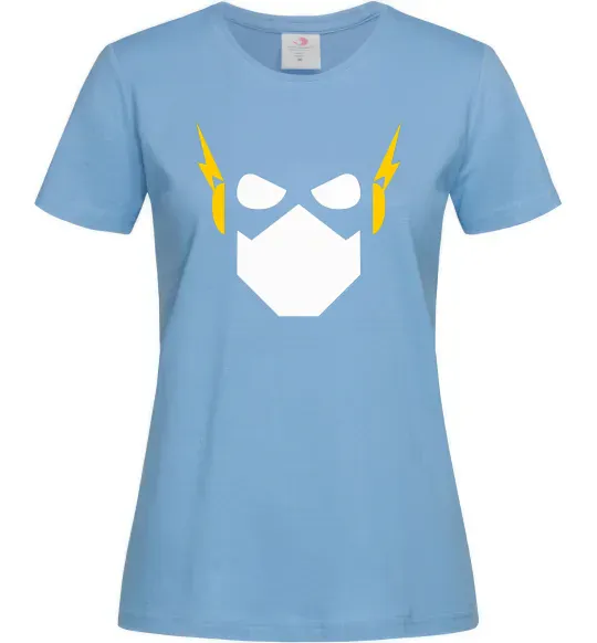 Жіноча футболка Flash minimal Блакитний фото