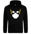 Мужская толстовка (худи) Flash minimal Черный фото
