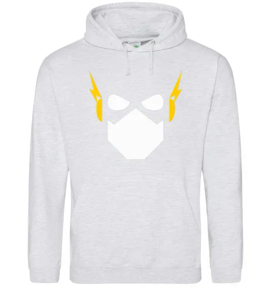 Женская толстовка (худи) Flash minimal Серый меланж фото