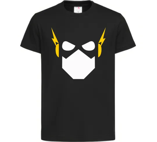 Дитяча футболка Flash minimal Чорний фото